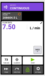 Programmable Continuous Run Pumping